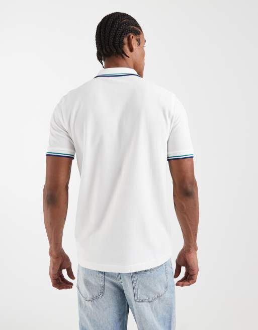 Fred Perry - Polo à liserés doubles - Blanc, 5 de 5