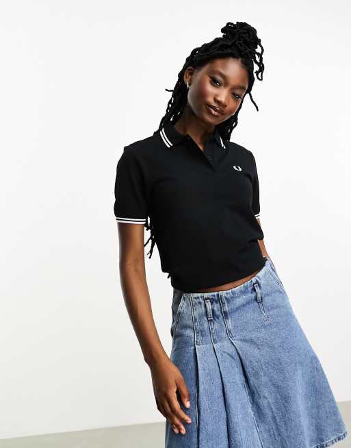 Fred Perry - Polo avec double liseré - Noir