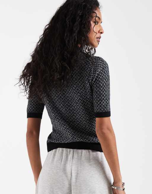 Fred Perry - Polo en maille texturée - Noir, 4 de 4