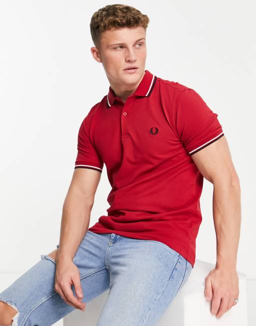 fred perry polo rood