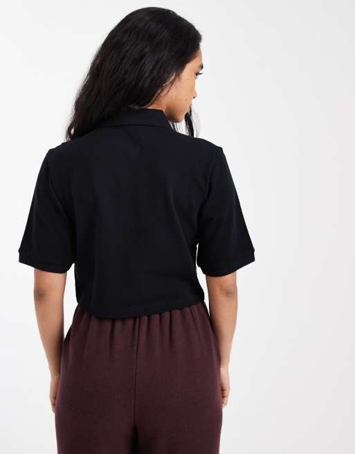 Fred Perry - Polo nera con fettuccia con logo in coordinato, 4 di 4