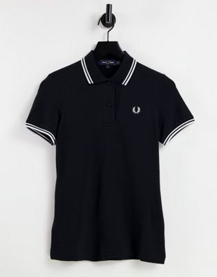 Fred Perry polo shirt in black