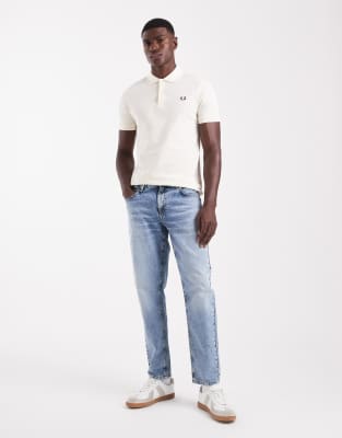 Fred Perry Polo Shirt In White