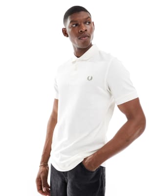 polo shirt in ecru-Neutral