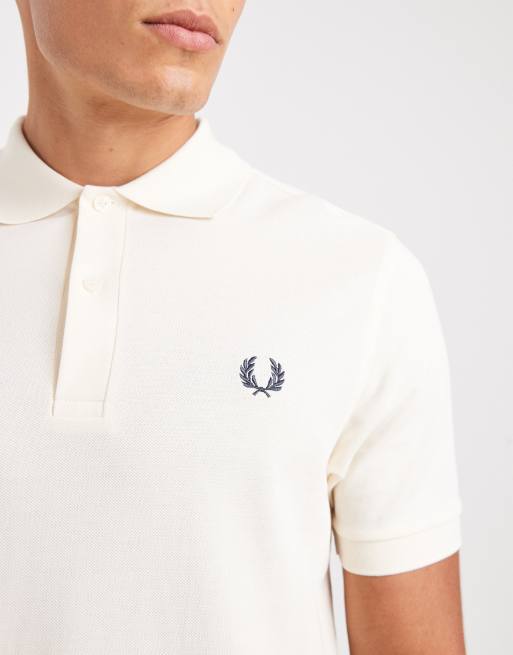 Fred Perry polo shirt in ecru, 5 of 5