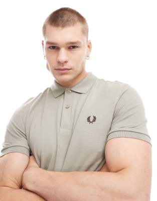 Fred Perry polo shirt in grey φωτογραφία