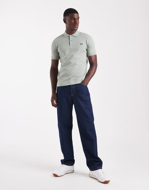 Fred Perry polo shirt in khaki, 2 of 5