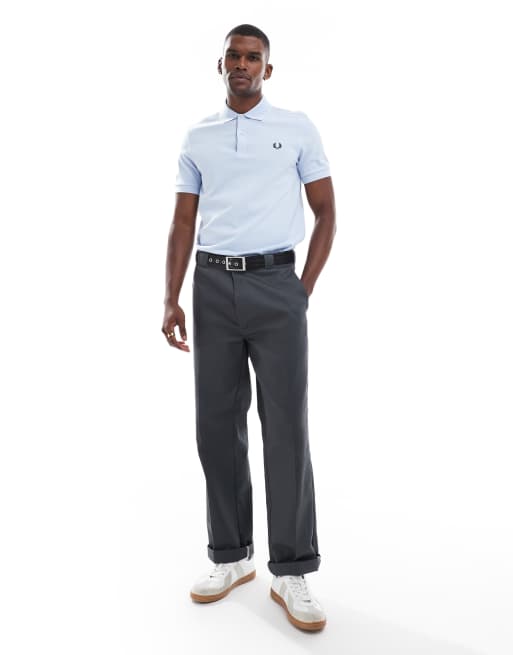 FRED PERRY ライトブルーポロシャツ UK 10 Fred Perry polo shirt in light blue | ASOS