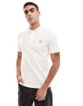 [Fred Perry] Fred Perry polo shirt in off white XS White