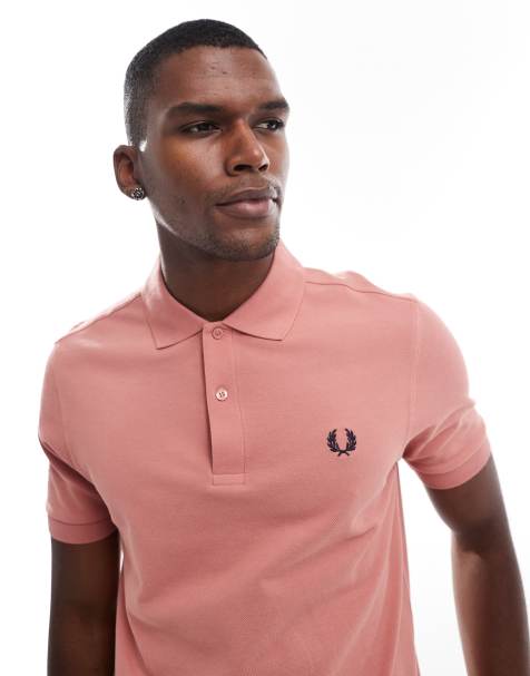 Fred Perry polo shirt in pink - view 1