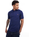 Fred Perry polo shirt in royal blue