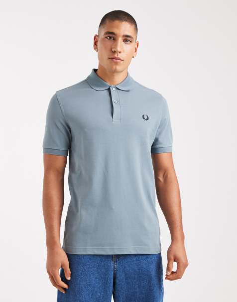 Fred Perry polo shirt in stockport blue