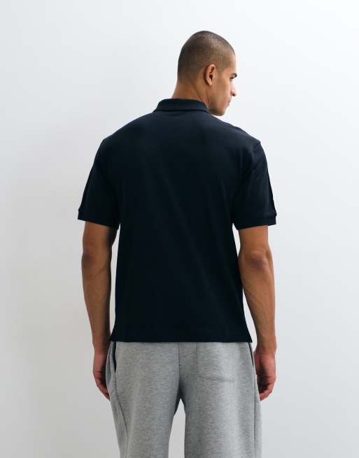 Fred Perry polo shirt med tennisnet-tape i mørk navy, 5 af 10