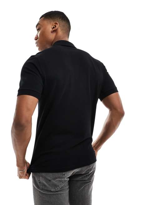 Fred Perry - Polo tinta unita nera, 2 di 4