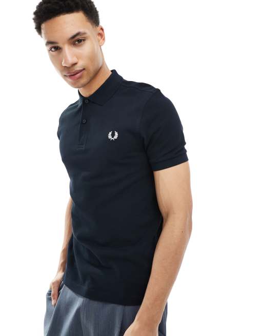 Fred Perry Polo unisexe uni Bleu marine