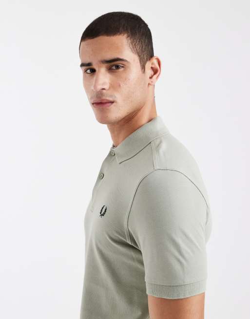 Fred Perry – Polohemd in Blassgrün mit Logo, 4 von 5