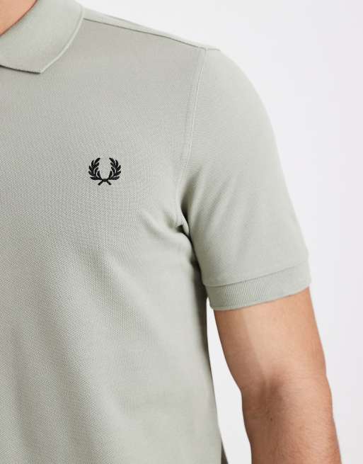 Fred Perry – Polohemd in Blassgrün mit Logo, 5 von 5