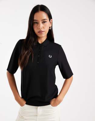 Fred Perry - Polohemd in Schwarz