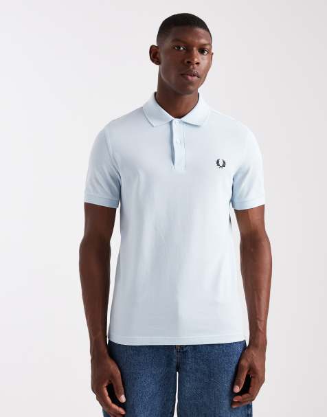 Fred Perry - Poloshirt in lichtblauw - view 1