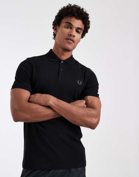 Fred Perry - Poloshirt met korte mouwen in zwart - view 1