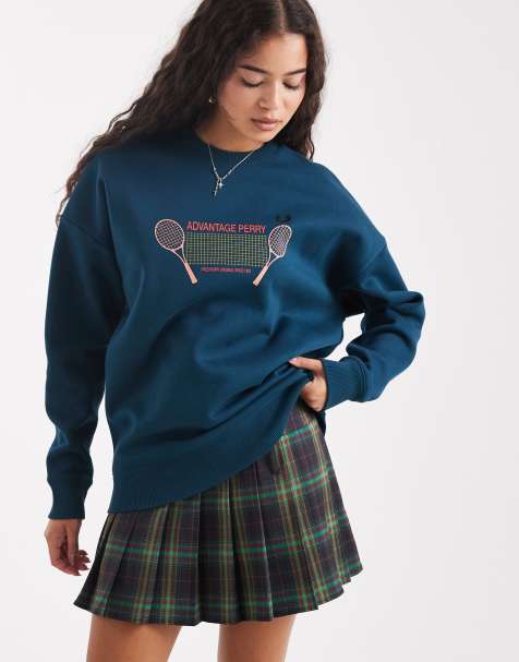 Fred Perry printed sweatshirt in blue - view 1