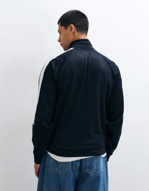 Fred Perry printed tape co-ord track jacket in navy, 5 of 5