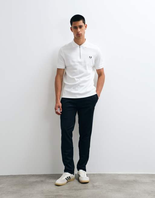 Fred Perry printed tape co-ord track pant in navy, 3 of 5