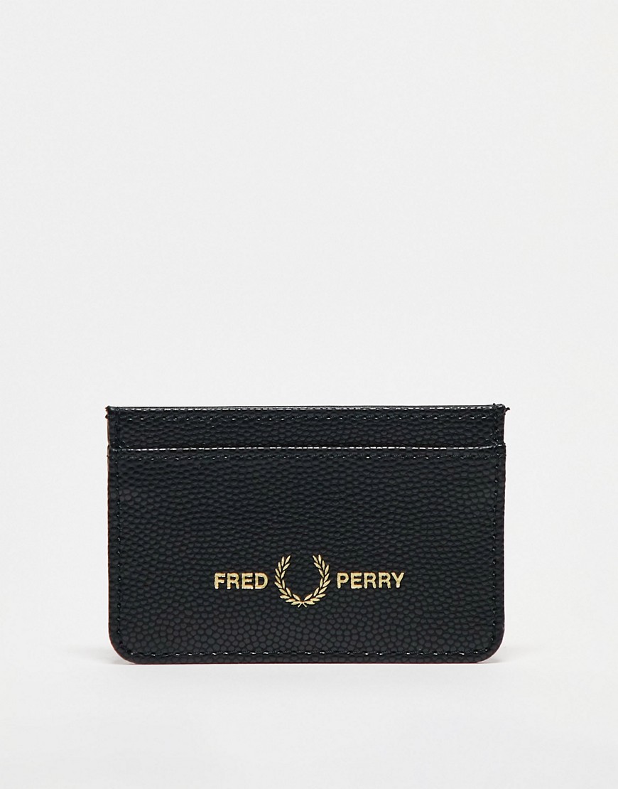 Fred Perry Pu Cardholder In Black