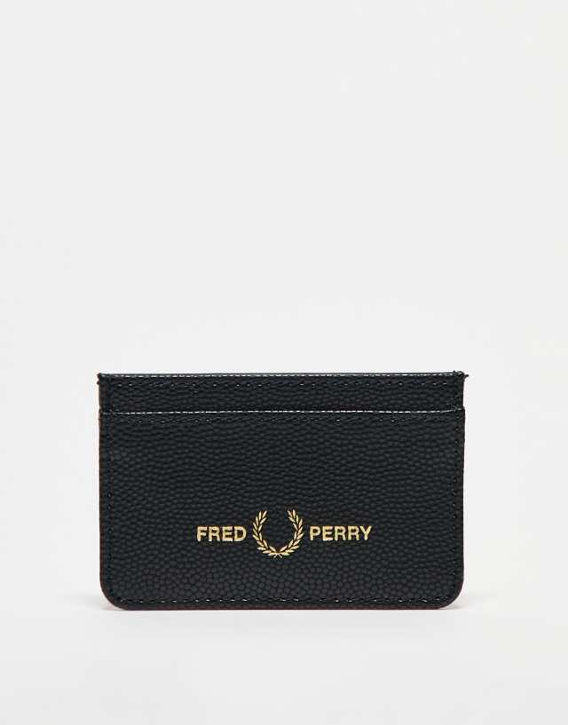 Fred Perry PU cardholder in black