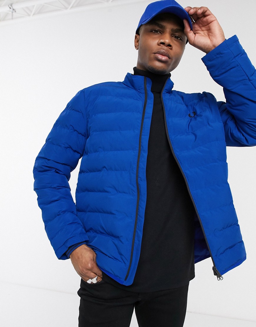 Fred Perry puffer jacket in blue