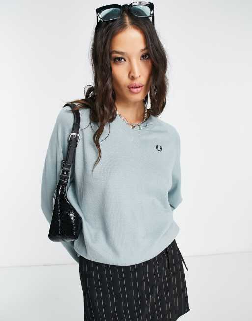Fred Perry - Pull col V - Bleu