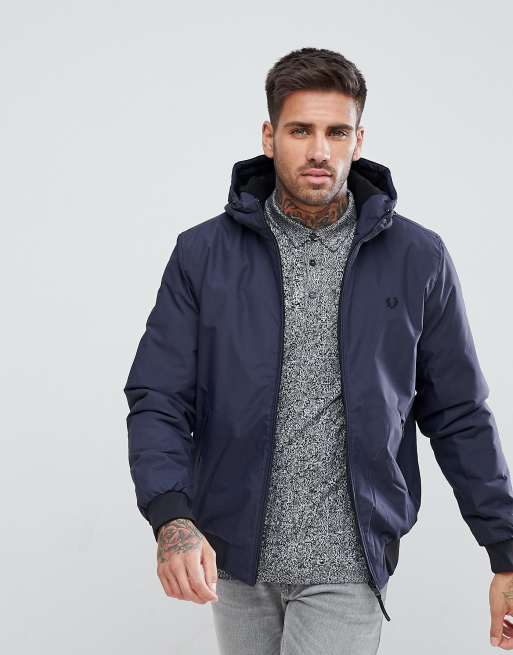 Padded hooded jacket fred hot sale perry