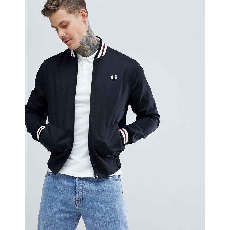 Fred perry hot sale varsity jacket