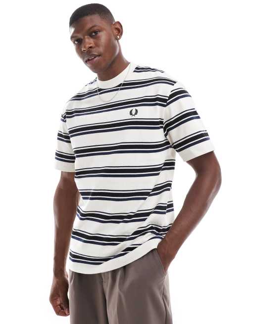 トップス FRED PERRY Textured Zip-Through Overshirt - Navy | Men's Shirts