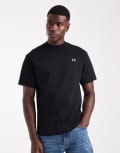 [Fred Perry] Fred Perry relaxed t-shirt in black L BLACK