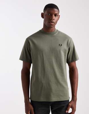 Fred Perry Fred Perry relaxed t-shirt in khaki-Green