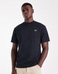 [Fred Perry] Fred Perry relaxed t-shirt in navy L NAVY