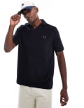 [Fred Perry] Fred Perry revere towelling polo in navy XS NAVY