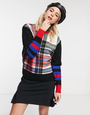 fred perry tartan jumper