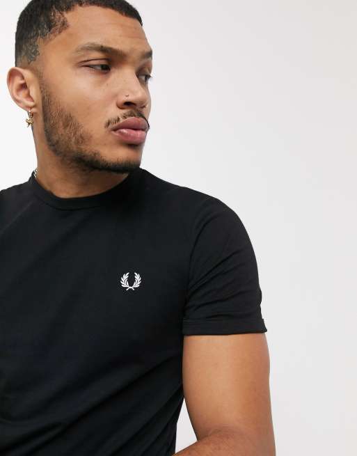 T shirt fred perry noir new arrivals