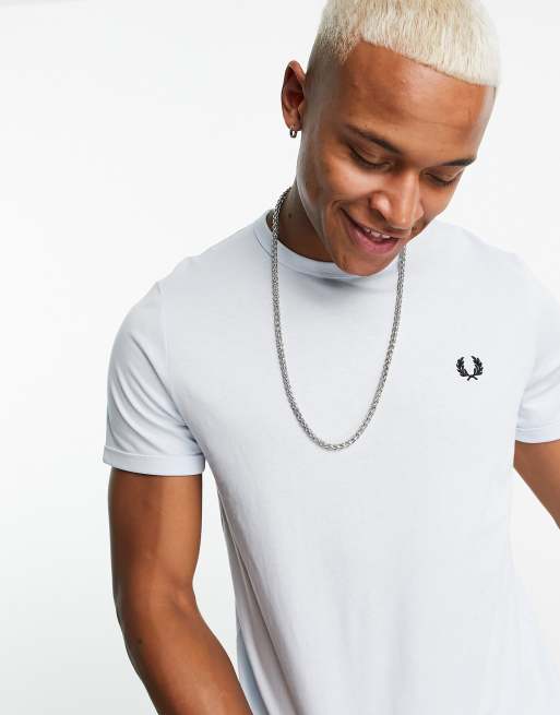 Fred Perry Ringer T Shirt In Blue ASOS