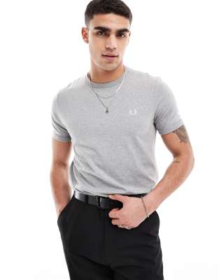 Fred Perry ringer t-shirt in grey