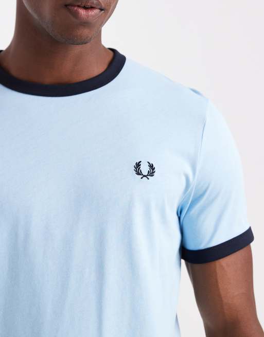 Fred Perry ringer t-shirt in navy | ASOS