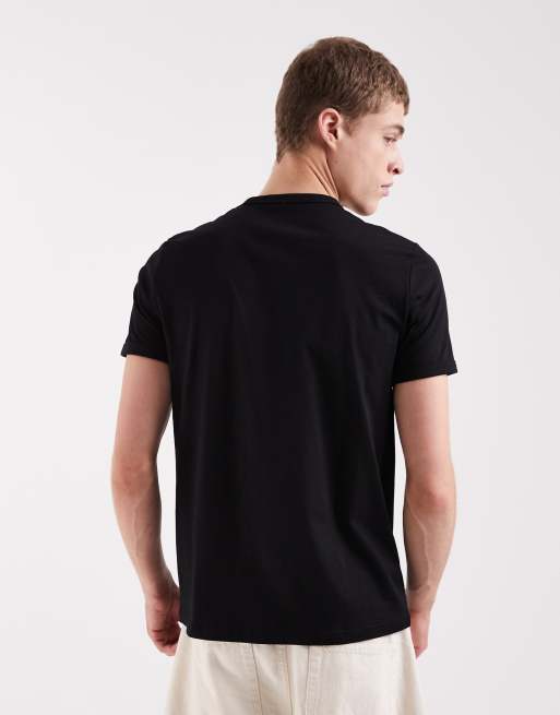 Fred Perry – Ringer-T-Shirt in Schwarz, 5 von 5