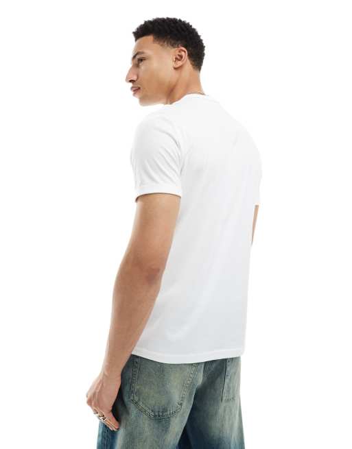Fred Perry ringer t-shirt in white | ASOS