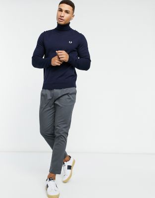 fred perry roll neck