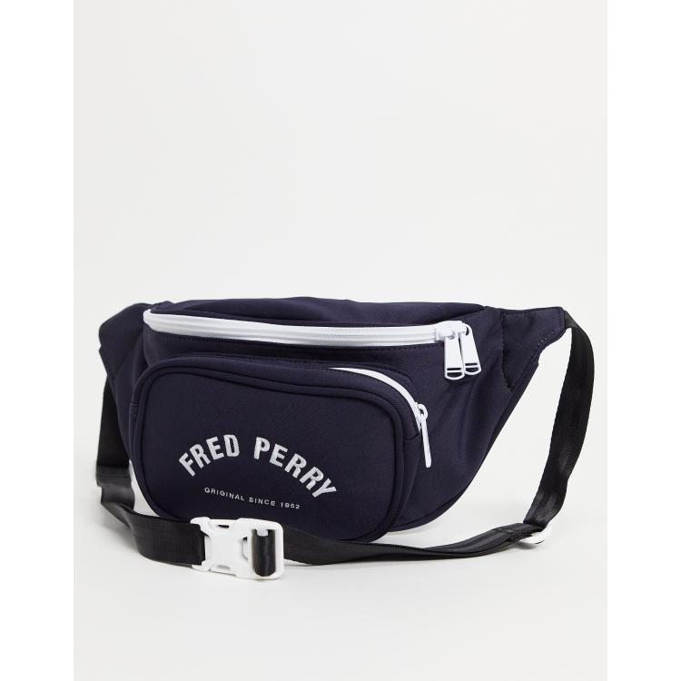 Fred Perry Sac banane contrast Bleu marine