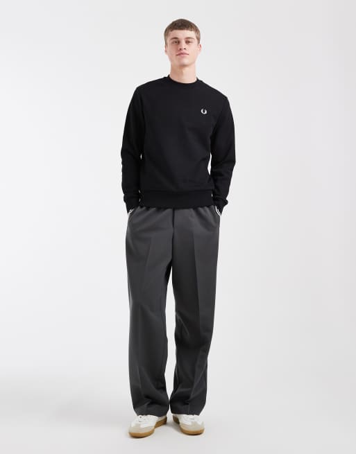 Fred Perry – Schwarzer Pullover mit Rundhalsausschnitt, 2 von 5