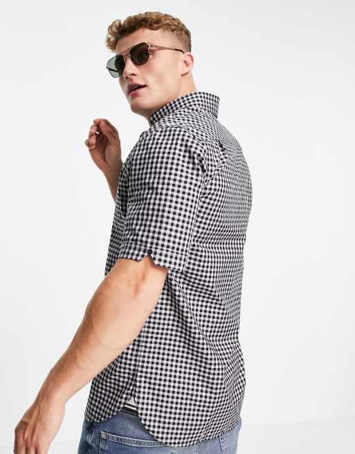 Fred perry short sleeve best sale check shirt