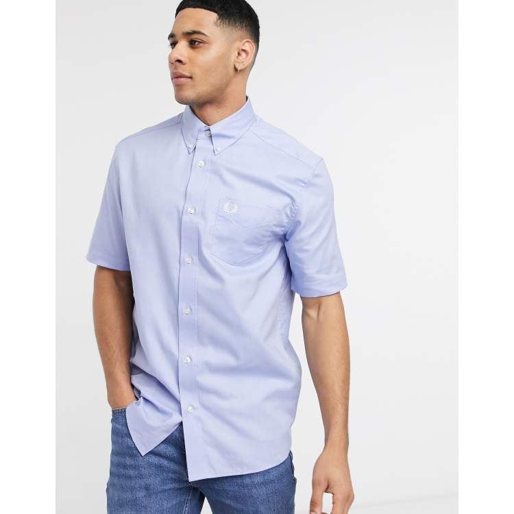 Fred perry short sleeve oxford shirt deals